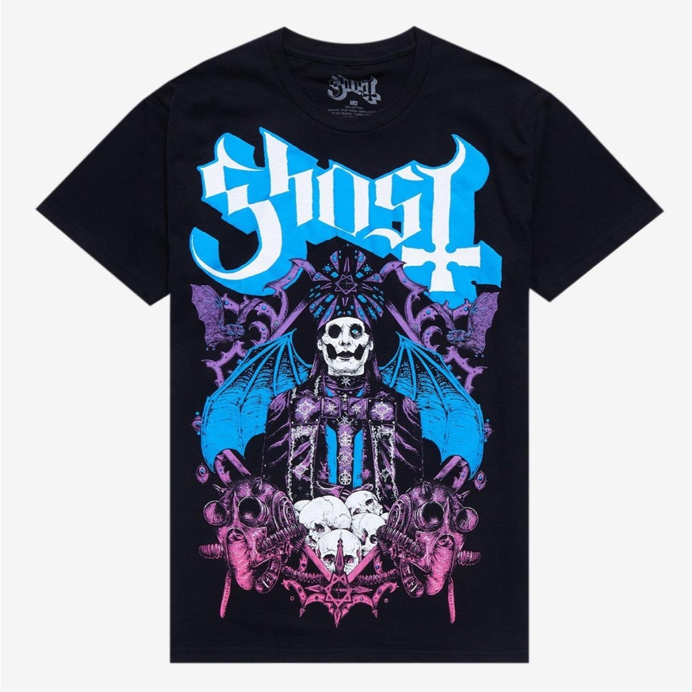 Ghost Papa Emeritus IV Bag Wings Boyfriend T-Shirt Hot Topic Nameless Ghoul